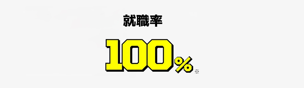 就職率100%