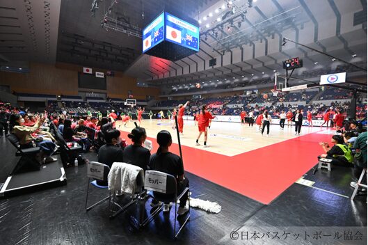 【バスケットボール女子日本代表国際強化試合】サポート